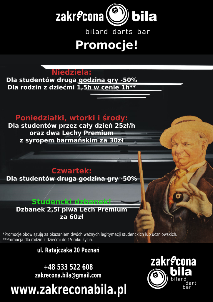 Promocje studenckie!