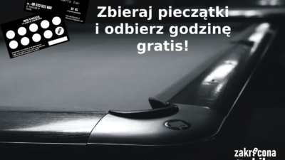Zbieraj pieczątki i odbierz godzinę gratis!