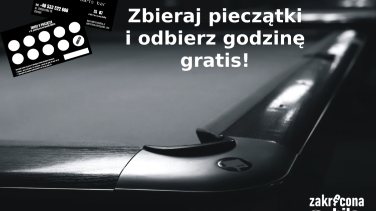 Zbieraj pieczątki i odbierz godzinę gratis!
